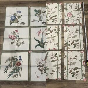 Custom Laura Ashley napkins and matching‎ placements